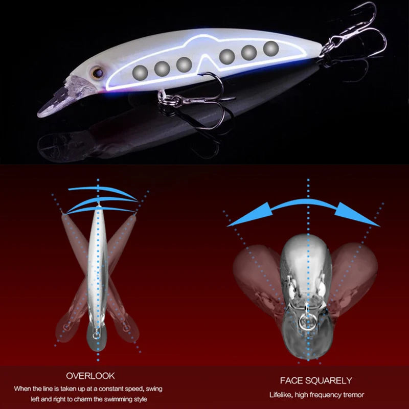 Crank Wobbler Fishing Tackle Hook