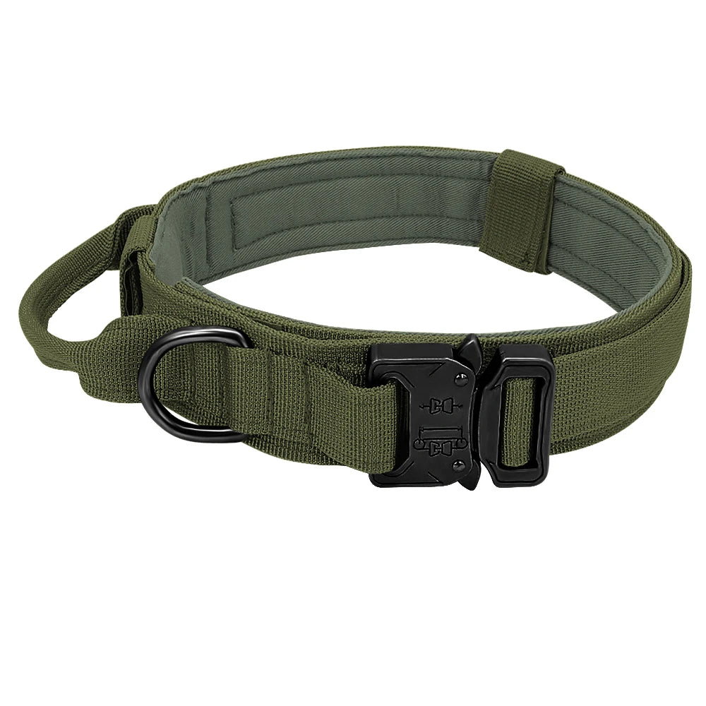 Dog Durable Tactical Collar Leash Set