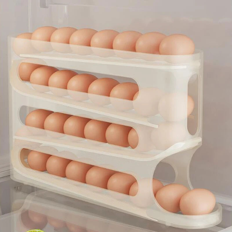 Ladder Style 2-4-layer Slide Egg Storage Box