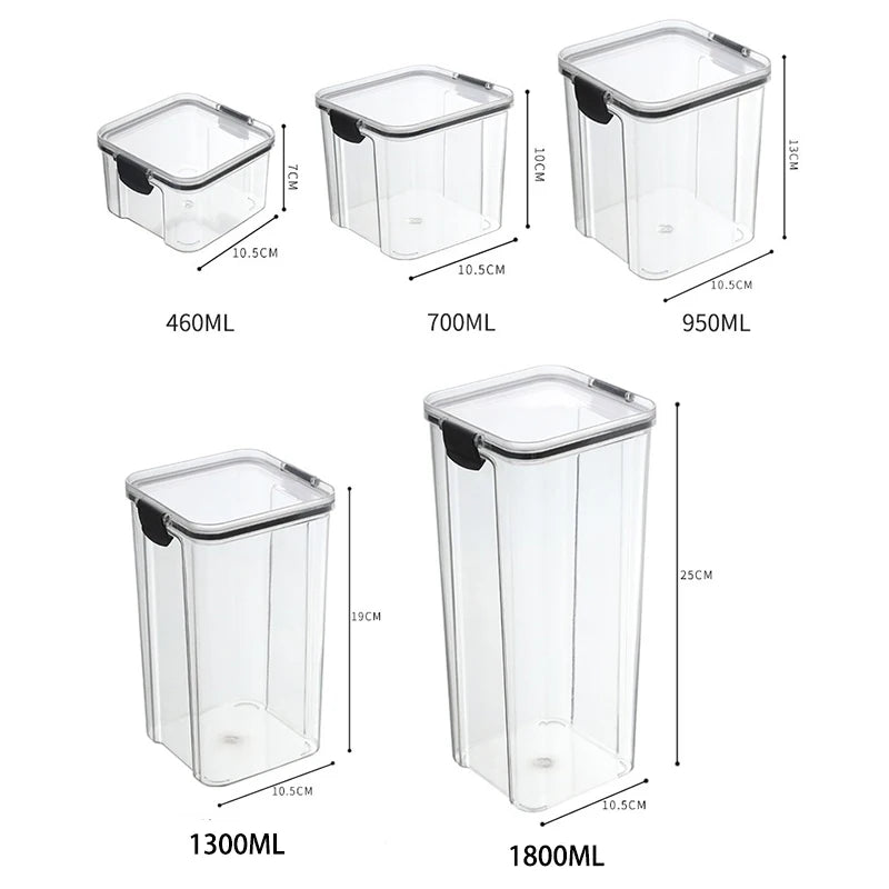 Sealed Food Storage Box Organizer