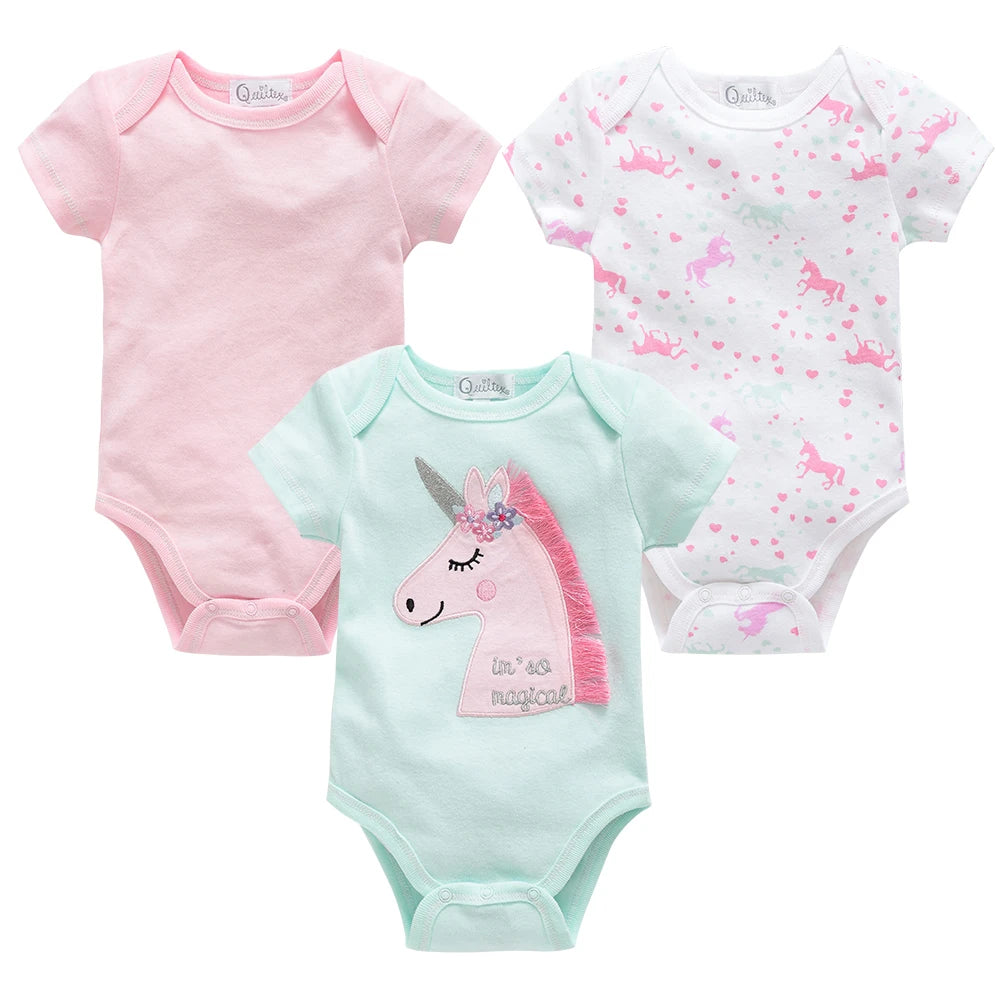 Baby Cotton Short Sleeve Bodysuit