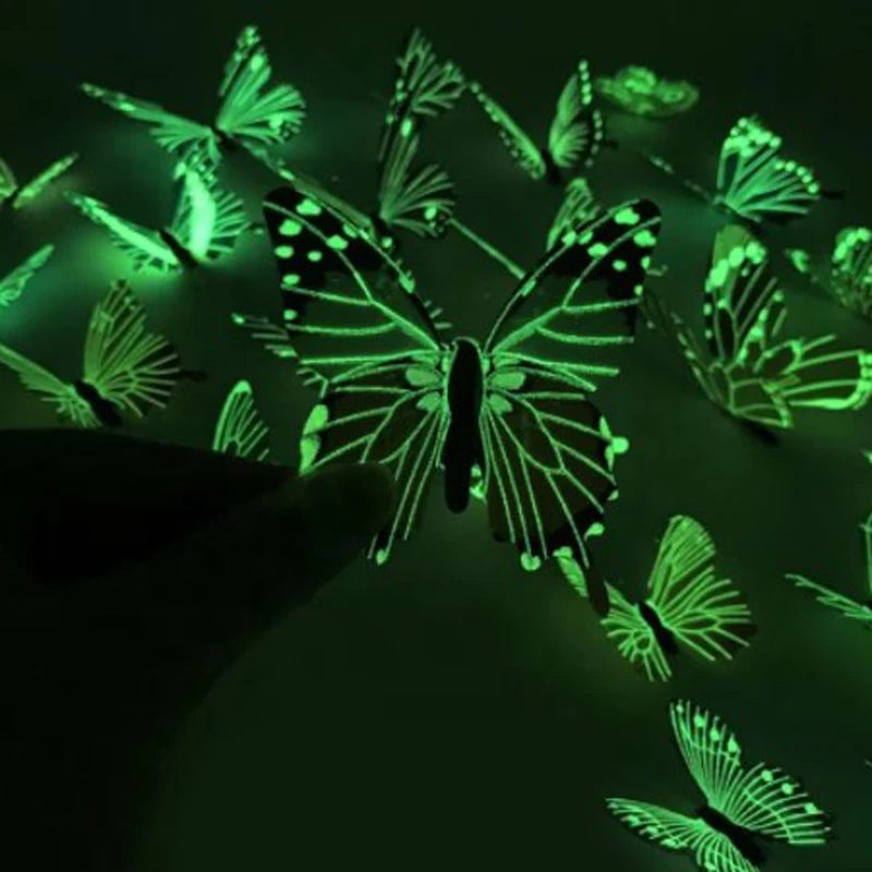 3D Luminous Butterfly Creative Wall Sticker