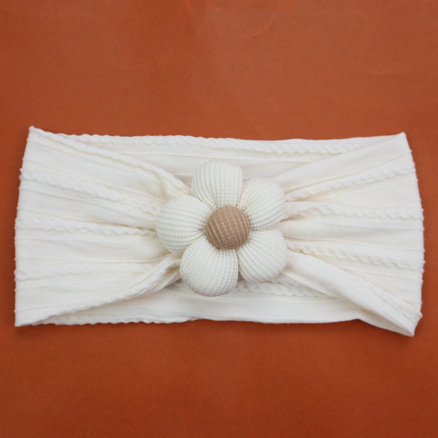 Baby Soft Elastic Flower Nylon Hairband