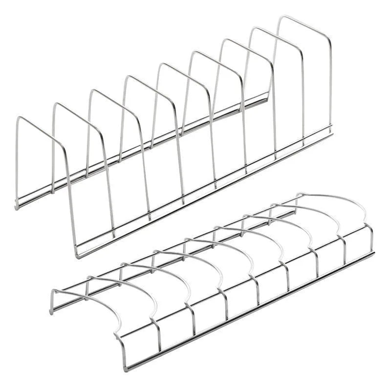 Kitchen Stainless Steel Bowl Dish Organizer
