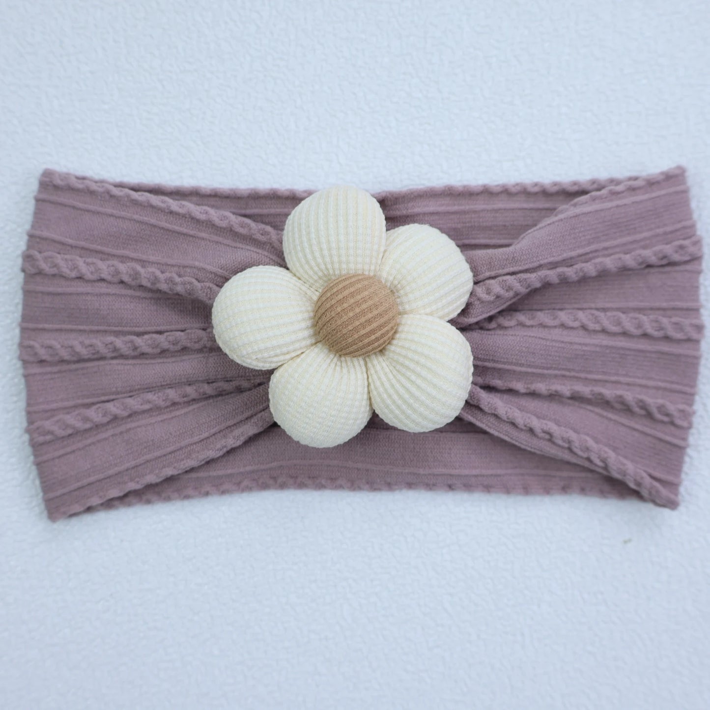 Baby Soft Elastic Flower Nylon Hairband