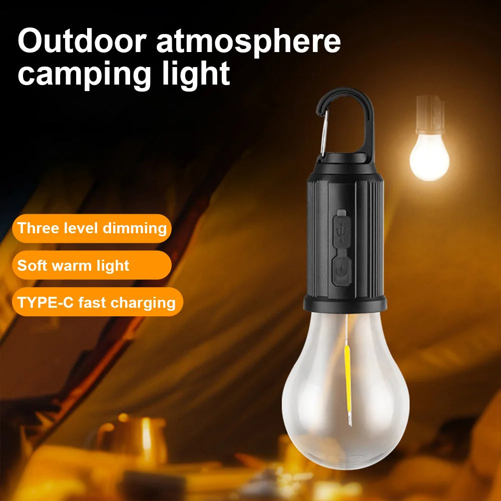Solar Powered LED Camping Lamp
