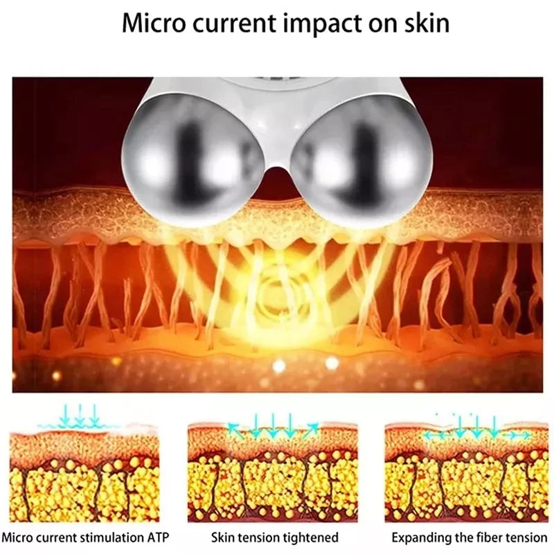 Anti Wrinkles Microcurrent Facial Massager Roller