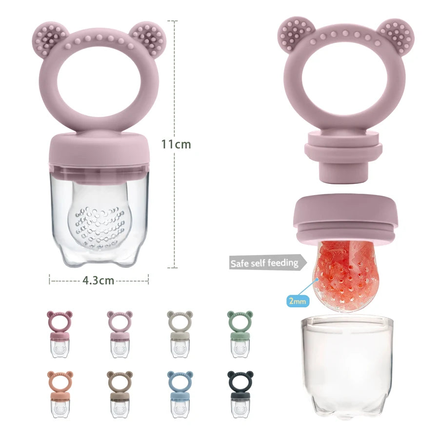 Baby Silicone Pacifier Fruit Feeder