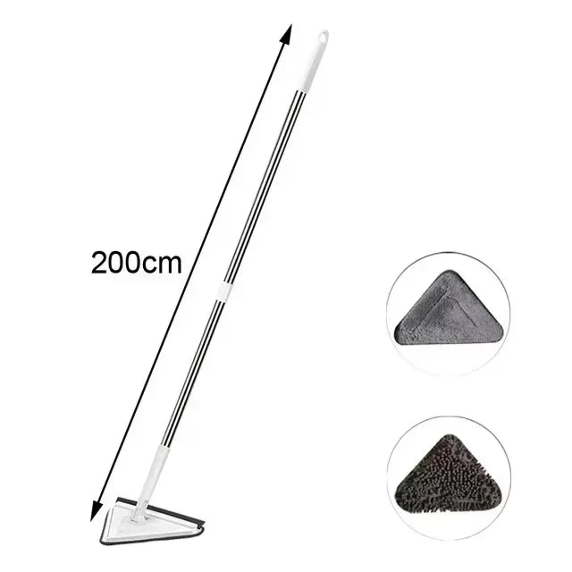 360° Spin Cleaning Rotatable Triangle Mop
