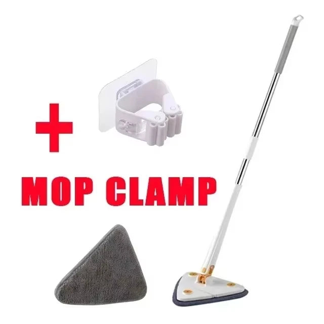 360° Spin Cleaning Rotatable Triangle Mop