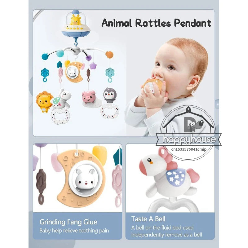 Baby Crib Light Music Projection Toy