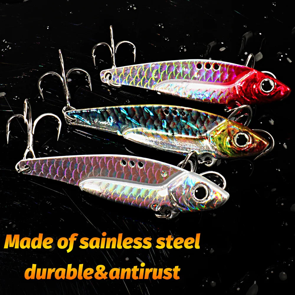 Metal Sinking Blade Treble Hook