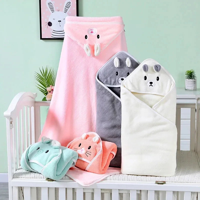 Baby Hooded Soft Bath Towel