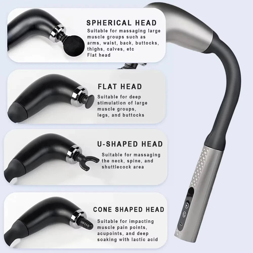 Smart Rechargeable Electric Gun Massager
