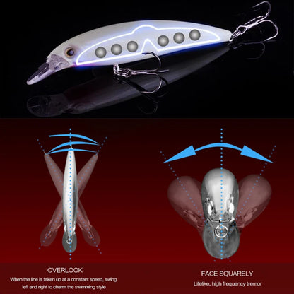 Crank Wobbler Fishing Tackle Hook