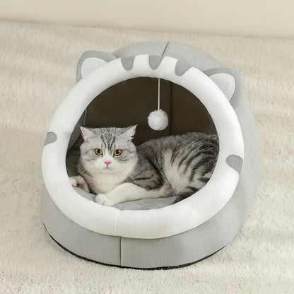 Cat Kitten Cave Cushion Warm Sleeping House