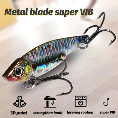 Metal Sinking Blade Treble Hook