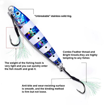 Metal Jig Tail Assist Fishing Hook