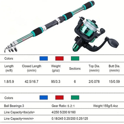 Pole Telescopic Fishing Rod