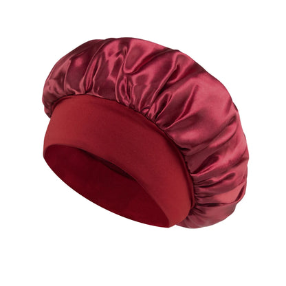 Elastic Satin Sleeping  Hair Bonnet