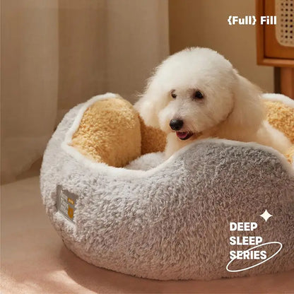 Cat Super Warm Sleeping Soft Plush Nest  Bed