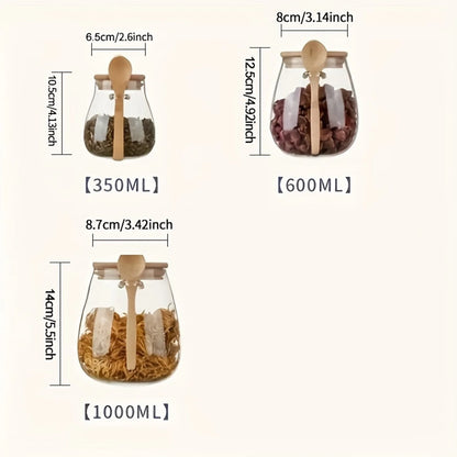 Kitchen 1pc Airtight Food Containers Storage Pot