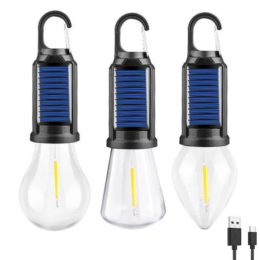 Solar Powered LED Camping Lamp