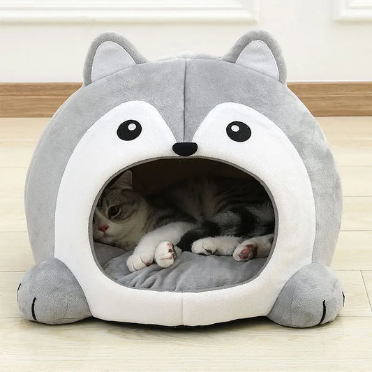 Dog Lounger Cushion Kittens Cave Mat House
